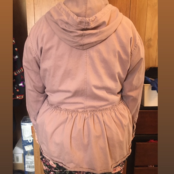 Mauve Hooded Jacket - Picture 2 of 3